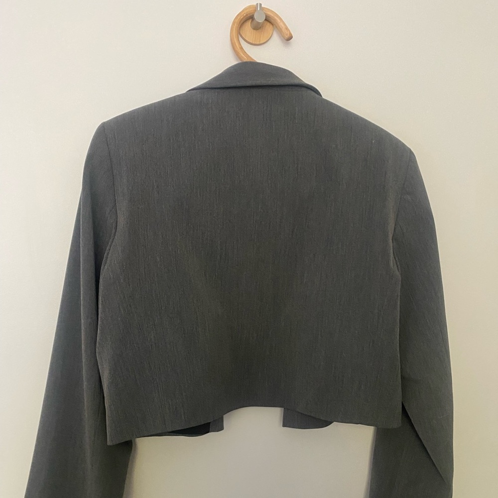 Djerf Avenue It Blazer Grey Size Small - Picture 2 of 5